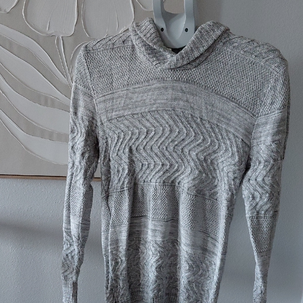 American Rag Gray V-Neck Sweater